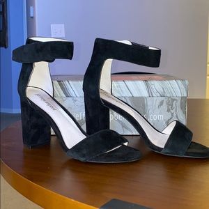 Jeffrey Campbell Lindsay Black Suede Heel